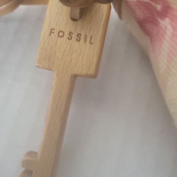 Vintage 90s Fossil Pastel Floral Print Baguette - Picture 6 of 8